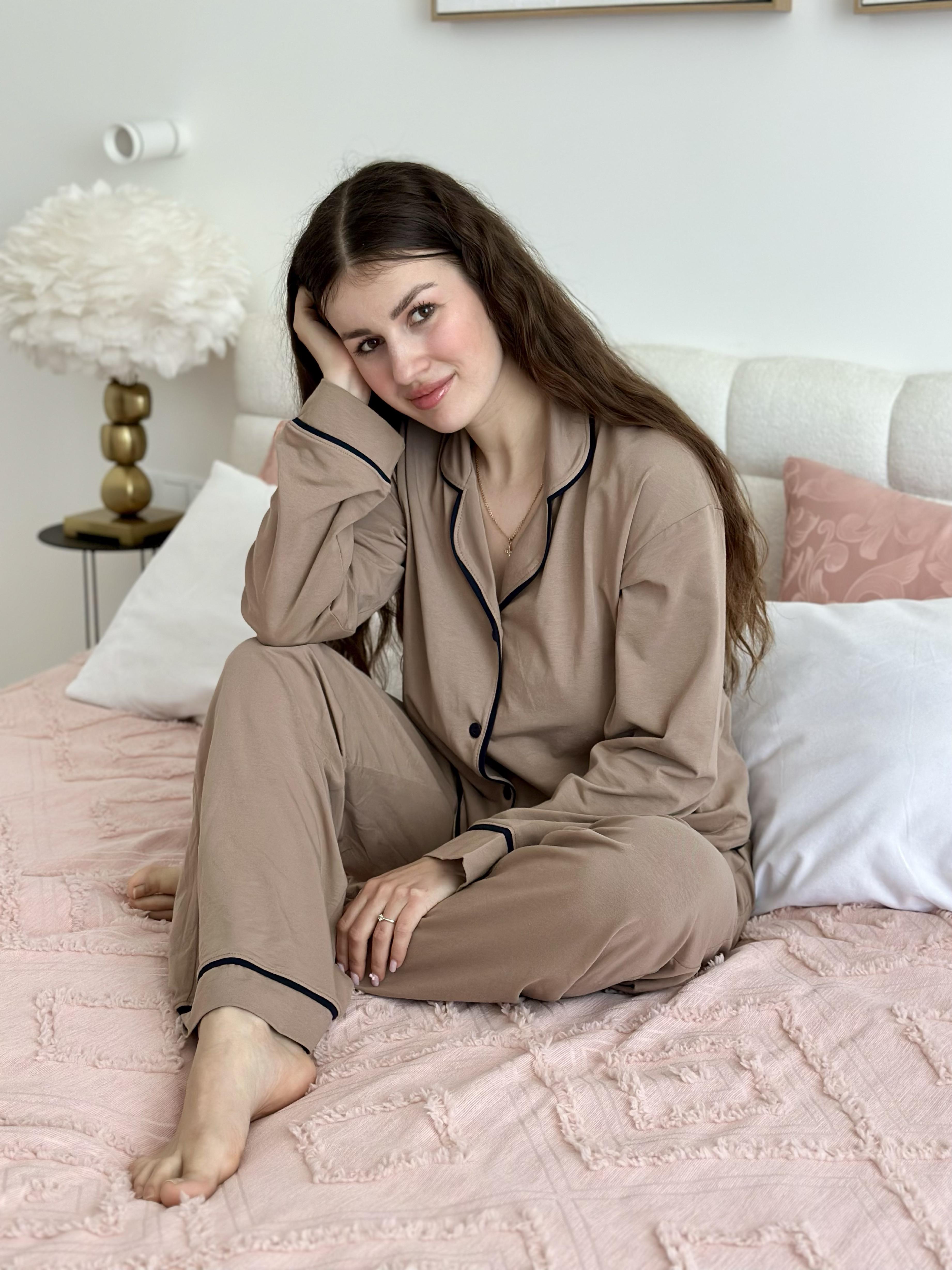 Пижама женская комплект Unity M Латте (TL51)