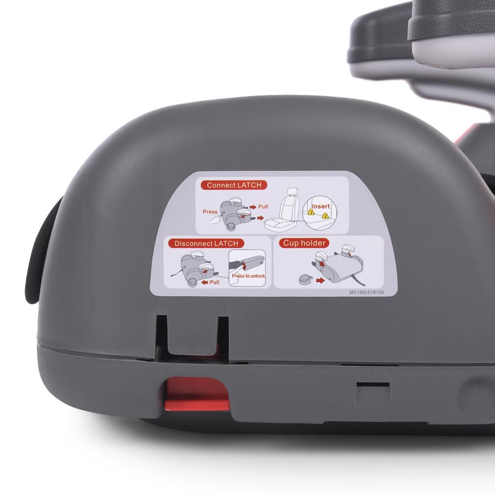 Бустер El Camino RORO Isofix ME 1144 Royal Black (28337933) - фото 6