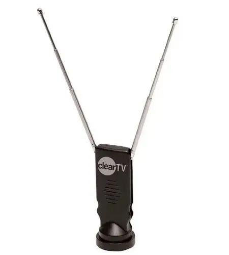 Антена ТВ цифрова 146-176 МГц 220 В Clear TV Premium 4K проста в налаштуванні з надійним кріпленням Чорний (opt-14295)