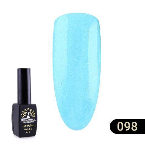 Гель-лак Global Fashion Black elite 098