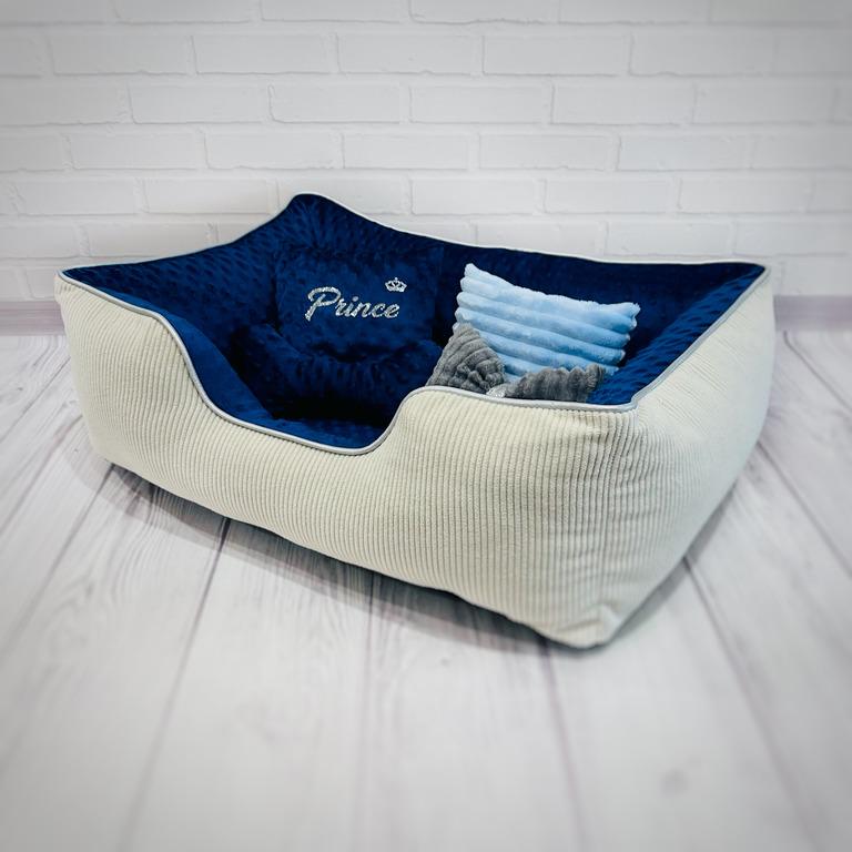 Лежанка для собак Брідж Prince Amore mio Cane до 8 кг 70x50x23 см (DB-0088)