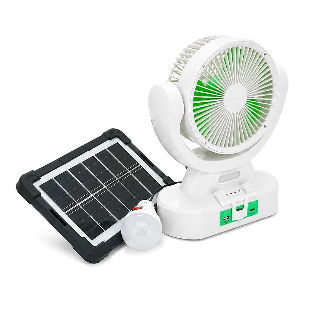 Вентилятор GDTIMES GD 8022 Solar+ вбудований акумулятор 1хUSB лампочка Box Вентилятор GDTIMES GD 8022 Solar+ вбудований акумулятор 1хUSB лампочка Box