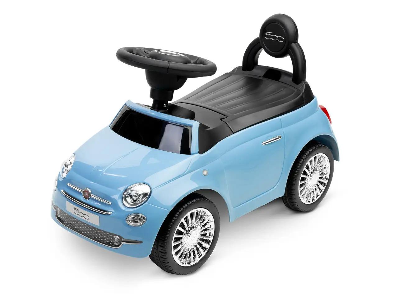 Машинка для катання Caretero Toyz Fiat 62х28х36 см 500 Синій (388601)