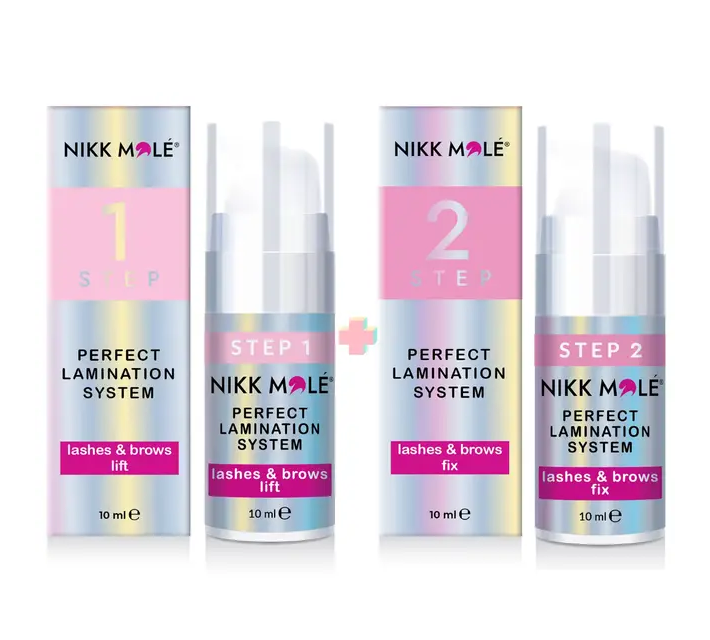 Набір для ламінування брів і вій NIKK MOLE Perfect Lamination STEP 1 + STEP 2 (011029)