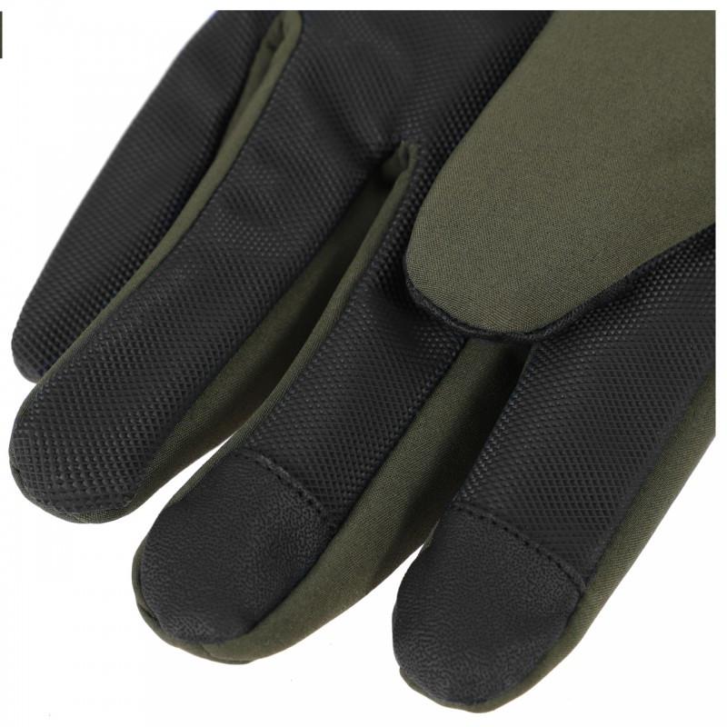 Перчатки утепленные зимние Mil-Tec Softshell Handschuhe Thinsulate Oliv S Оливковый (12521301-902-S) - фото 5