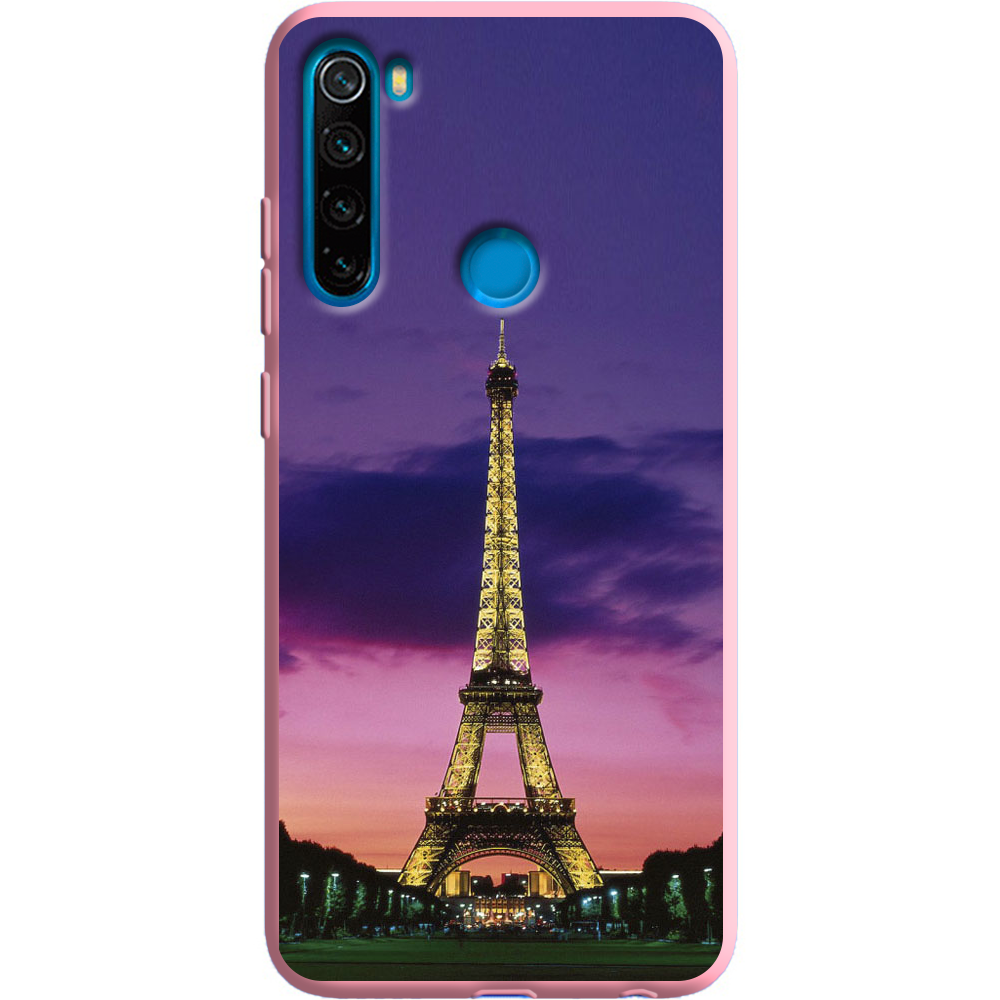 Чехол Boxface Xiaomi Redmi Note 8 Полночь в Париже Розовый силикон (38214-up964-38684)