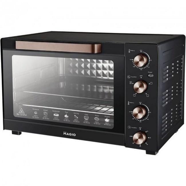 Электродуховка настольная Magio МG-251 с конвекцией 45 л Black (iz14446)