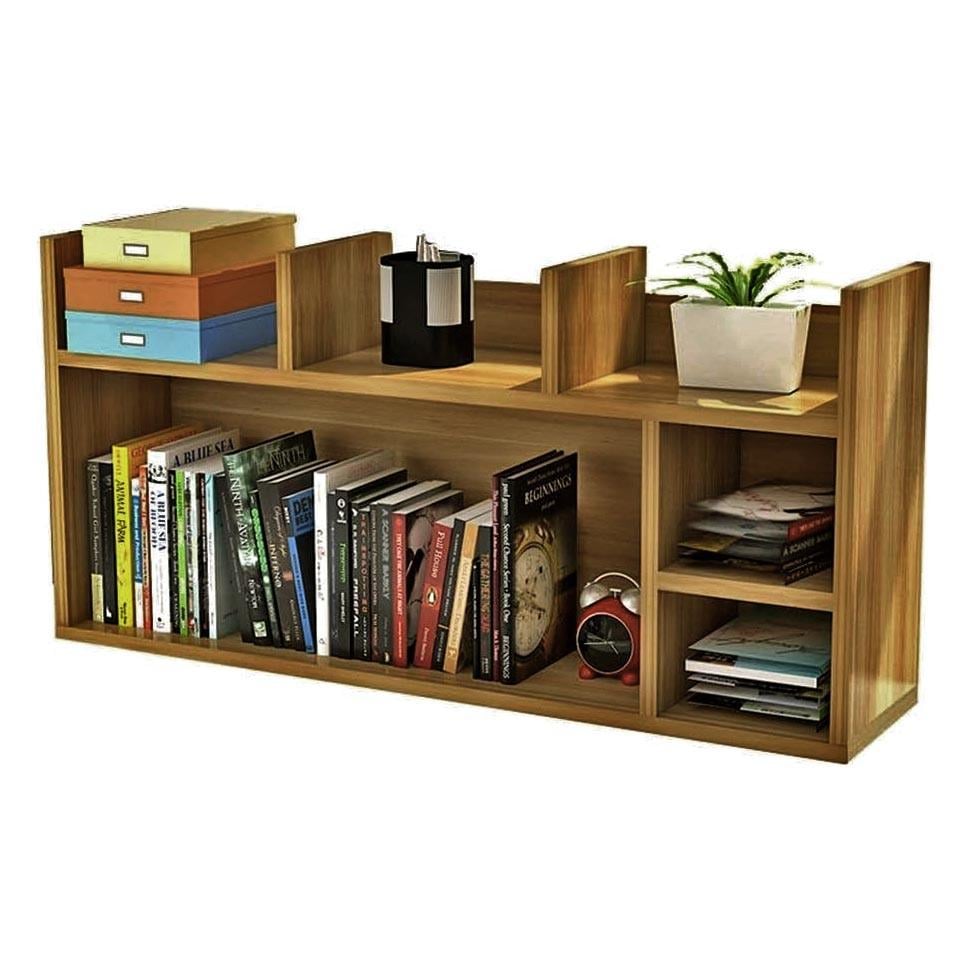 Полка-надстройка настольная из дерева Фаолина сиена (АКД-007205)