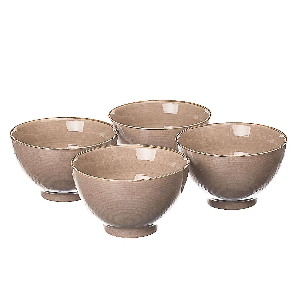 Набір піал Elisey 4 шт. Бежевий (004ALP/beige)