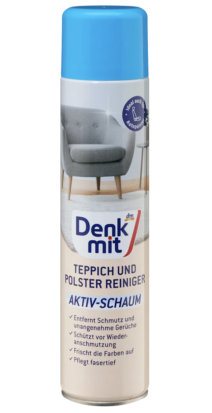 Засіб з активною піною для чищення килимів Denkmit 600м л (4066447790016)