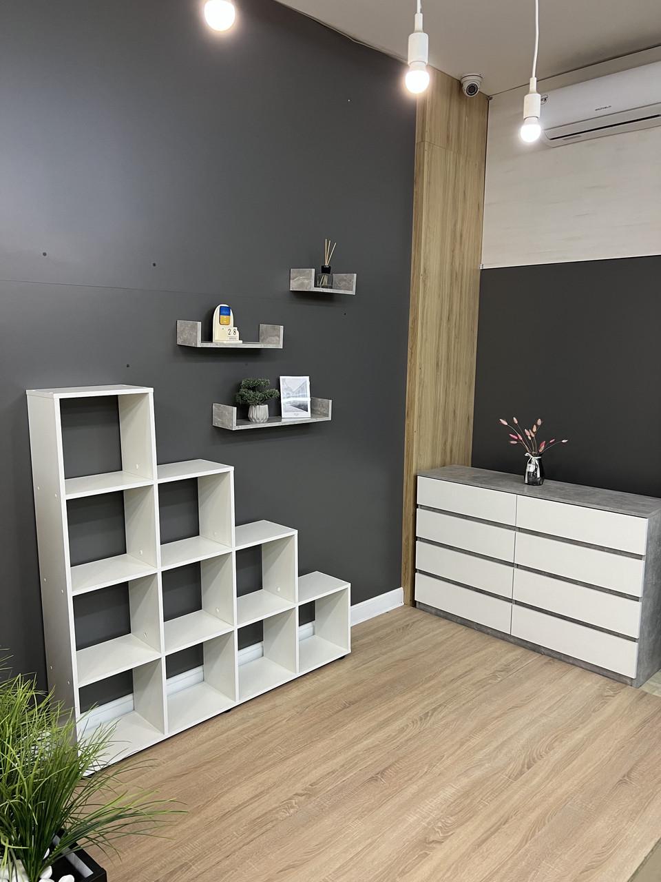 Стелаж на 10 комірок А-5 1400/1425/252 мм Білий - фото 8 Стелаж на 10 комірок А-5 1400/1425/252 мм Білий - фото 8