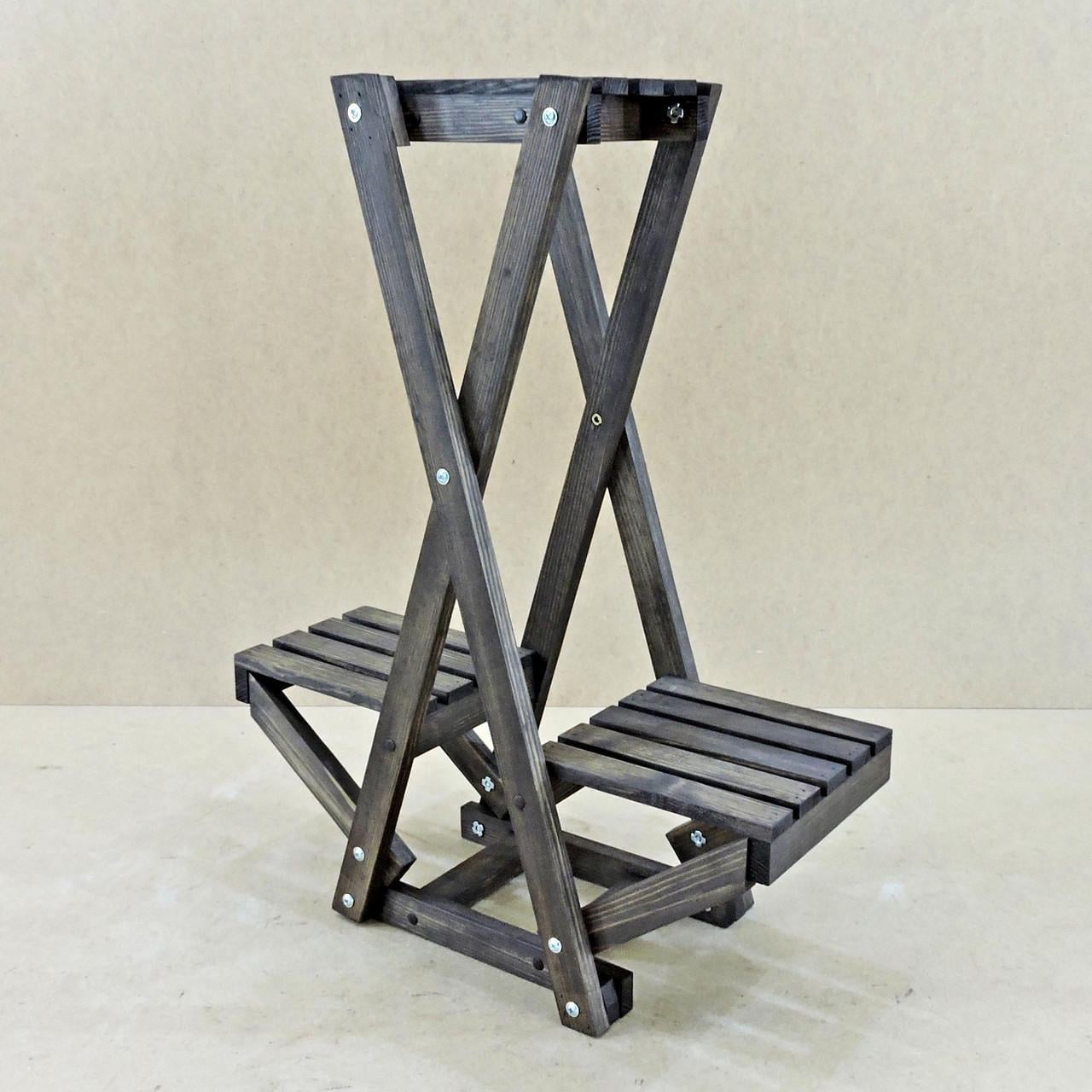 Подставка для цветов из дерева Бретань Морион (ЦВТ-003111)