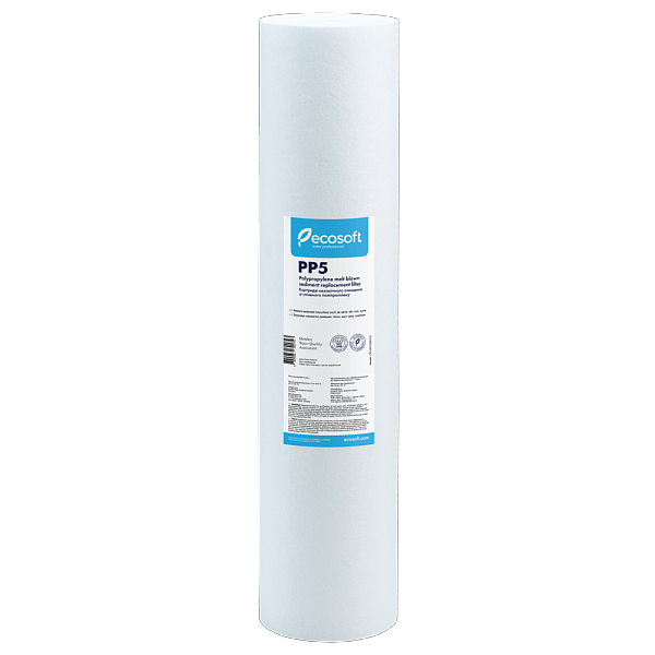 Картридж із спіненого поліпропілену Ecosoft BB20 5 мкм