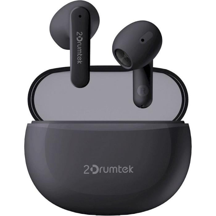 Навушники A4Tech B20 2Drumtek бездротові 20 годин Сірий (624829)