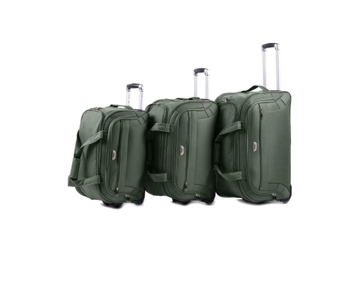 Дорожная сумка на колесах с расширителем HOME R33483-GR 3 шт. 20/22/26 л (2200000387868)