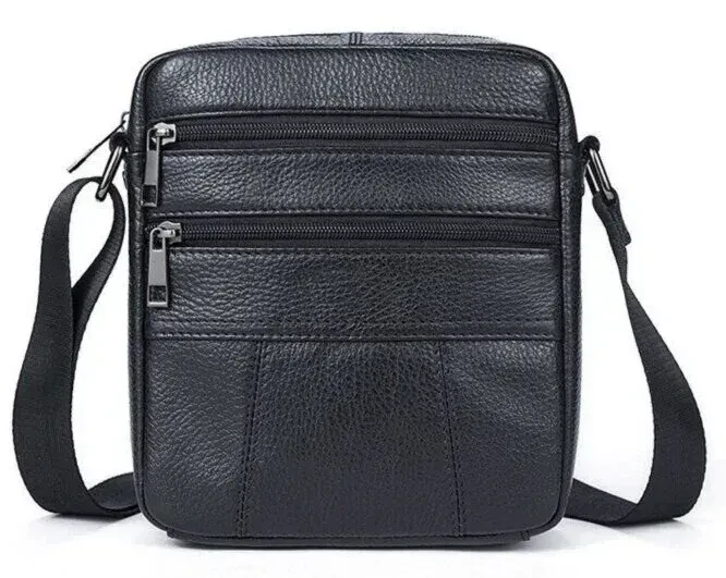 Мужская сумка-флотар Vintage 14758 Черный (31145756)