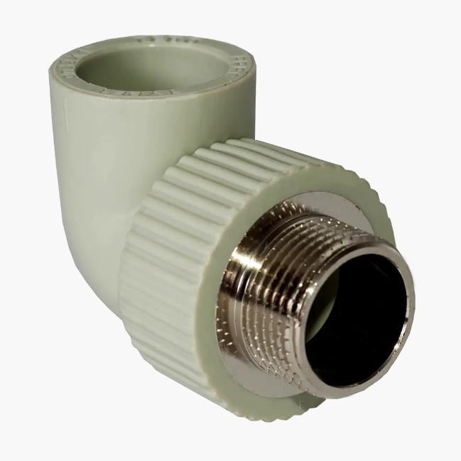 Угольник PPR комбинированный с наружной резьбой VITOPlast Ø 25х3/4" Угольник PPR комбинированный с наружной резьбой VITOPlast Ø 25х3/4"