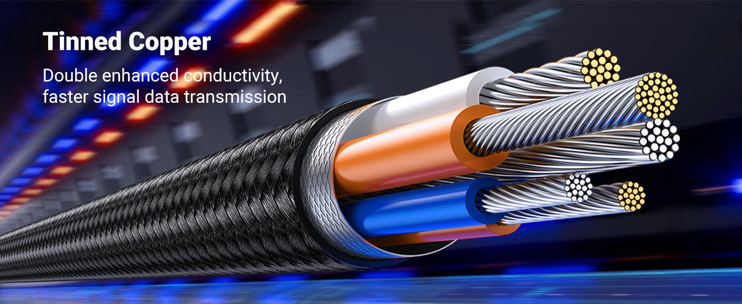 Кабель двонаправлений UGREEN micro HDMI-HDMI 2.1 8K 60Hz 4K 144Hz 1080P 240Hz 48 Гбіт/с HDR 10+ eARC HDMI-C на HDMI-A 1 м Чорний (15516) - фото 8