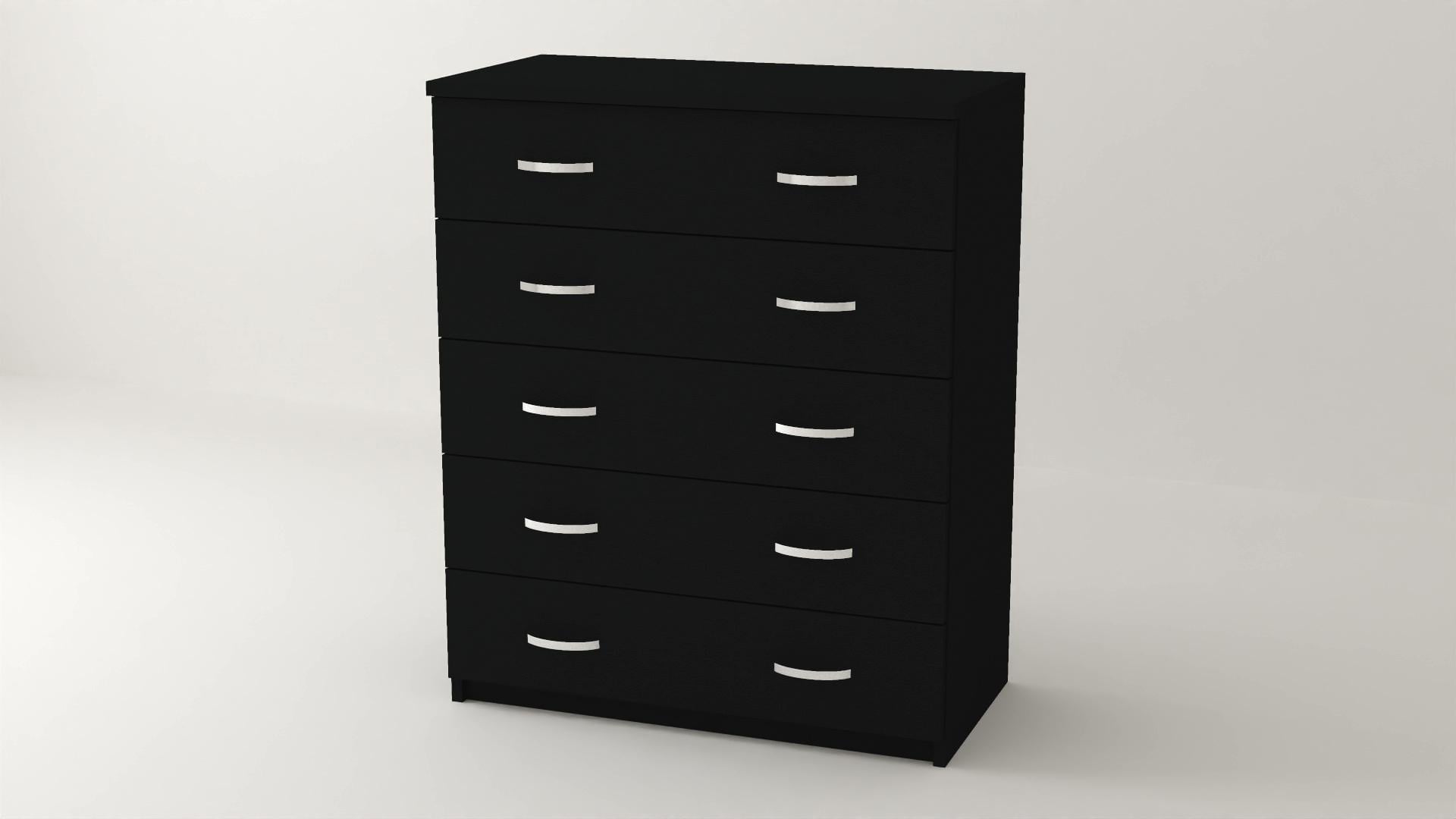 Комод Алекса ВК-17 85х38х85 см Антрацитовый