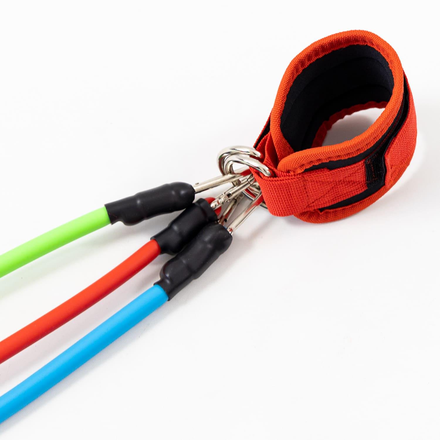 Эспандер латеральный OSPORT трубчатый 3 шт. с манжетой Красный (MS 4612) - фото 3 Эспандер латеральный OSPORT трубчатый 3 шт. с манжетой Красный (MS 4612) - фото 3