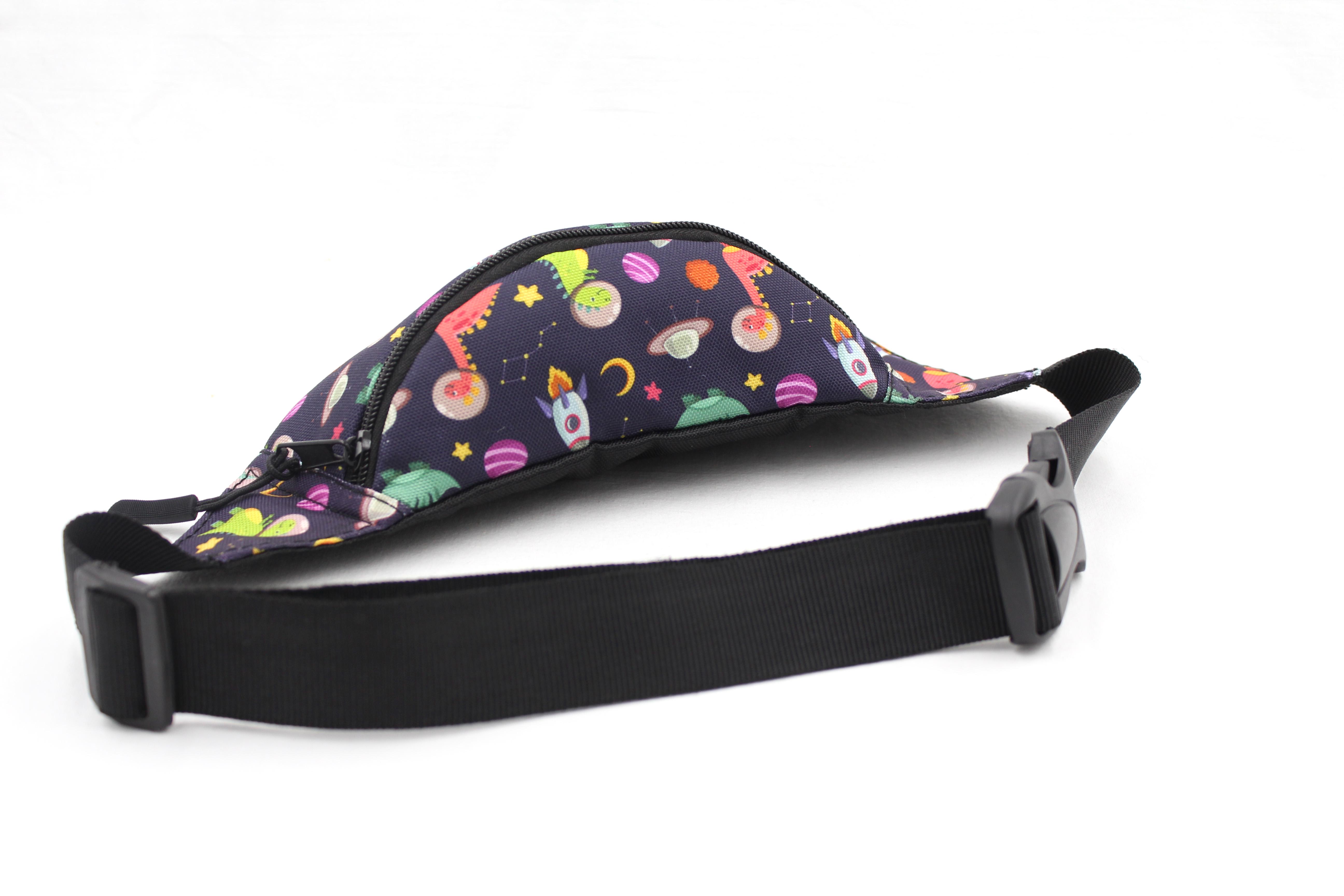 Сумка бананка дитяча з регулюючим ремінцем Діно Космос (Д-002) - фото 6