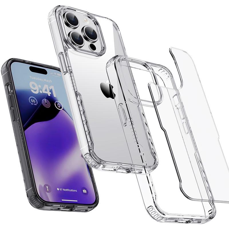 Протиударний Чохол Epik для Apple iPhone 15 Pro (6.1") TPU+PC Multi-Color Clear - фото 2