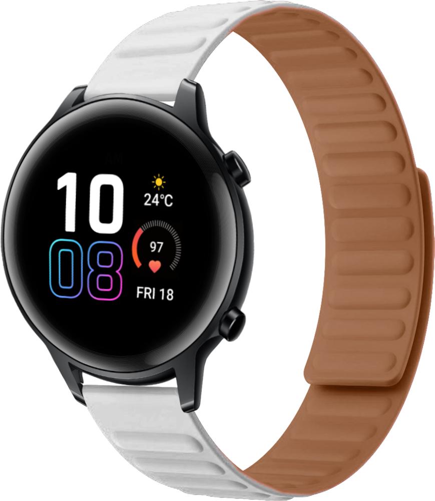 Ремешок Magneter для Honor Magic Watch 2 42 мм White (26631-29) Ремешок Magneter для Honor Magic Watch 2 42 мм White (26631-29)