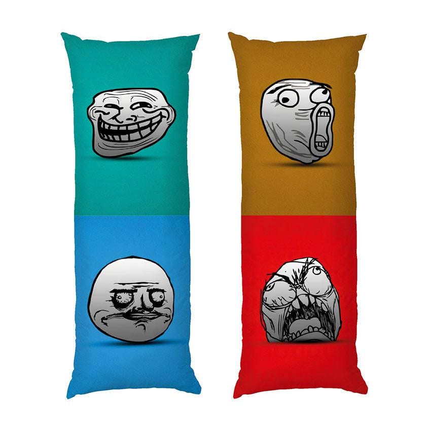 Подушка дакимакура Face Mem габардин 140х45 см (111904-2)