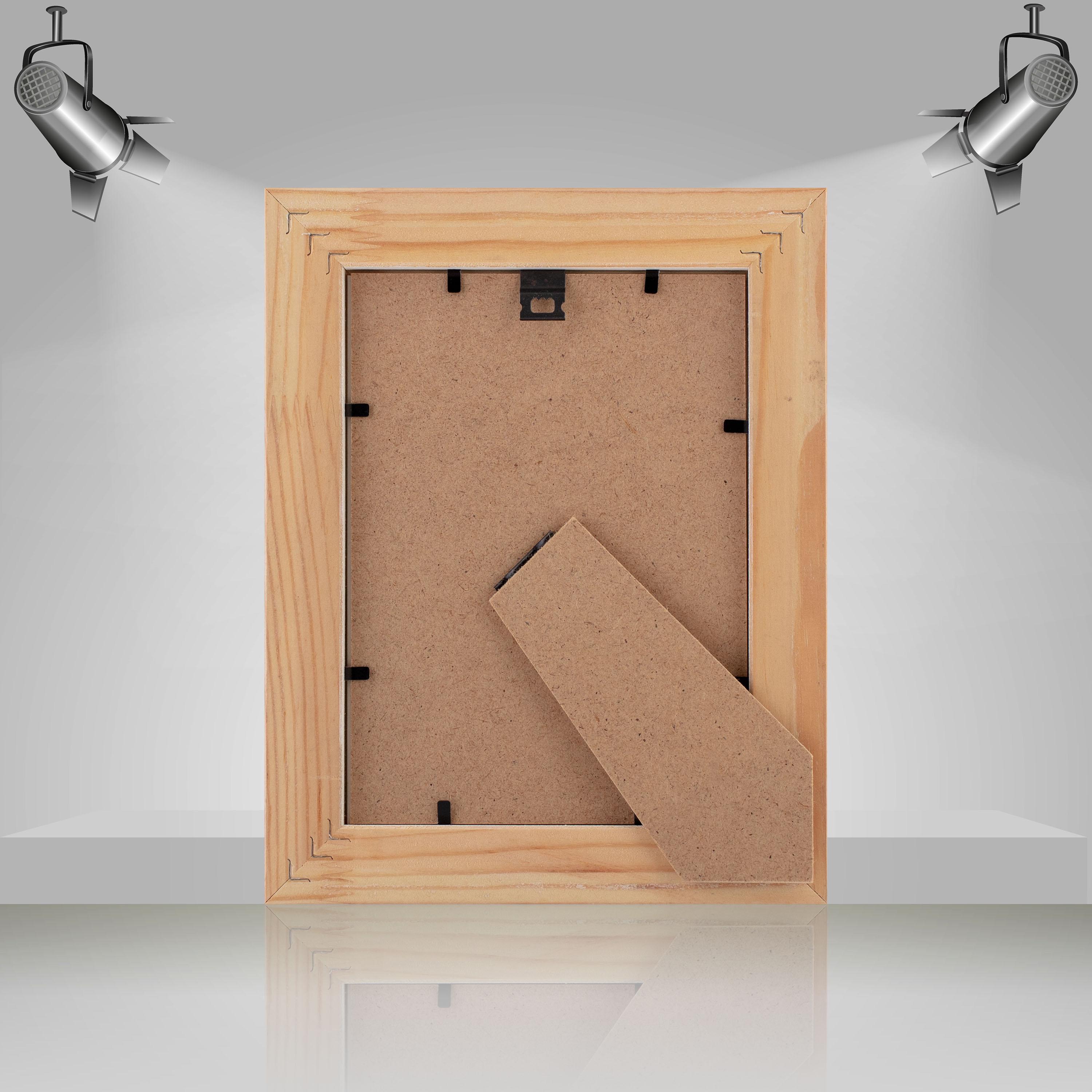 Фоторамка деревянная EmojiFrame 13х18 см AH3322-02 антибликовое стекло 2 мм с ножкой Фиолетовый - фото 4 Фоторамка деревянная EmojiFrame 13х18 см AH3322-02 антибликовое стекло 2 мм с ножкой Фиолетовый - фото 4