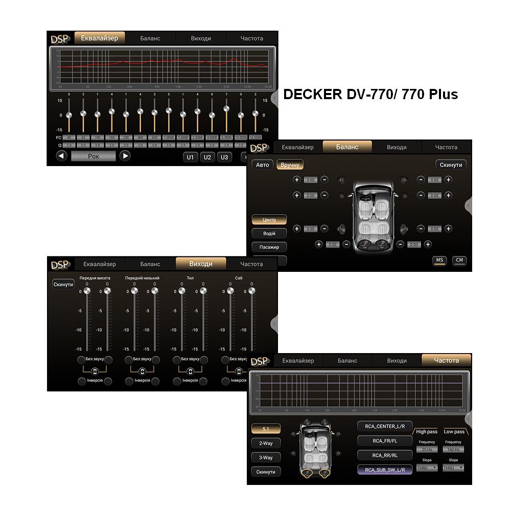 Аатомагнитола 2DIN DECKER DV-770A (НФ-00001155) - фото 3