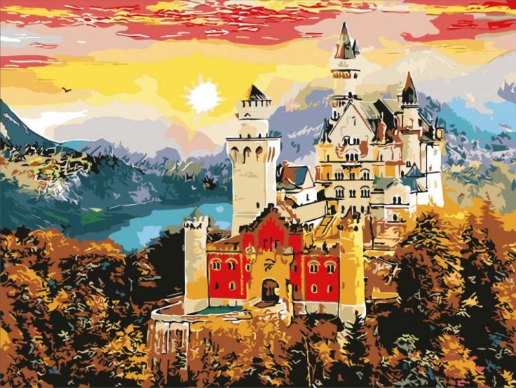 Картина по номерам ArtCraft Осенний замок Нойшвайштайн 40х50 см (10602-AC)