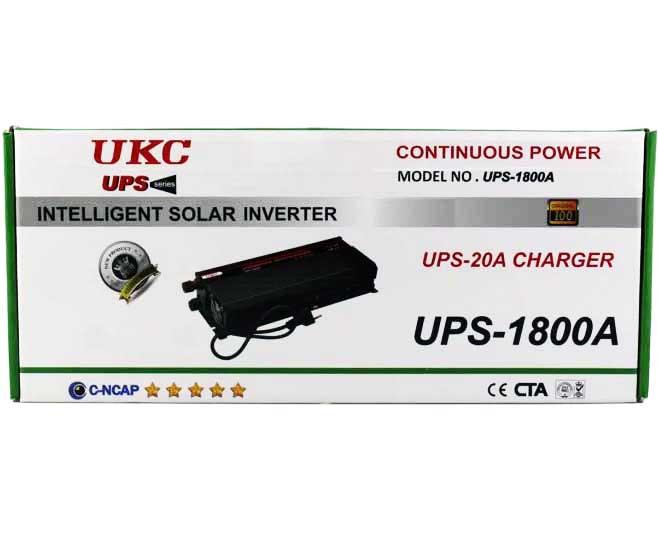 Автомобильный инвертор UKC 1800W с зарядкой 12-220V (18883872) - фото 10