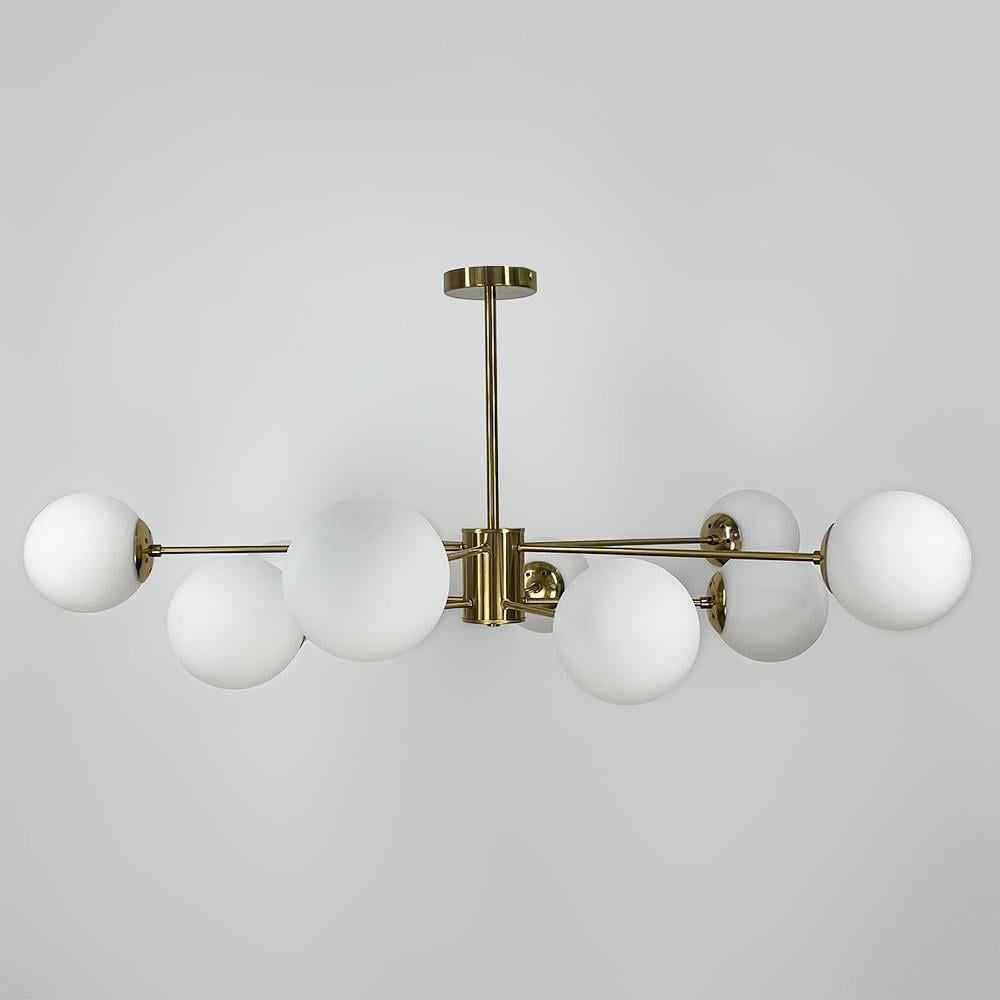 Люстра стельова Right Selection на 10 плафонів (CD 111/10 AB) - фото 1