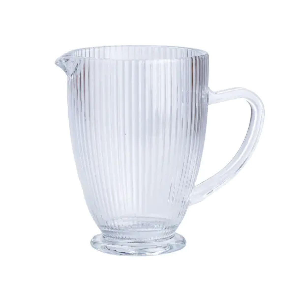 Набор стеклянной кувшины и стакана 6 шт. Прозрачный (HP535) - фото 2