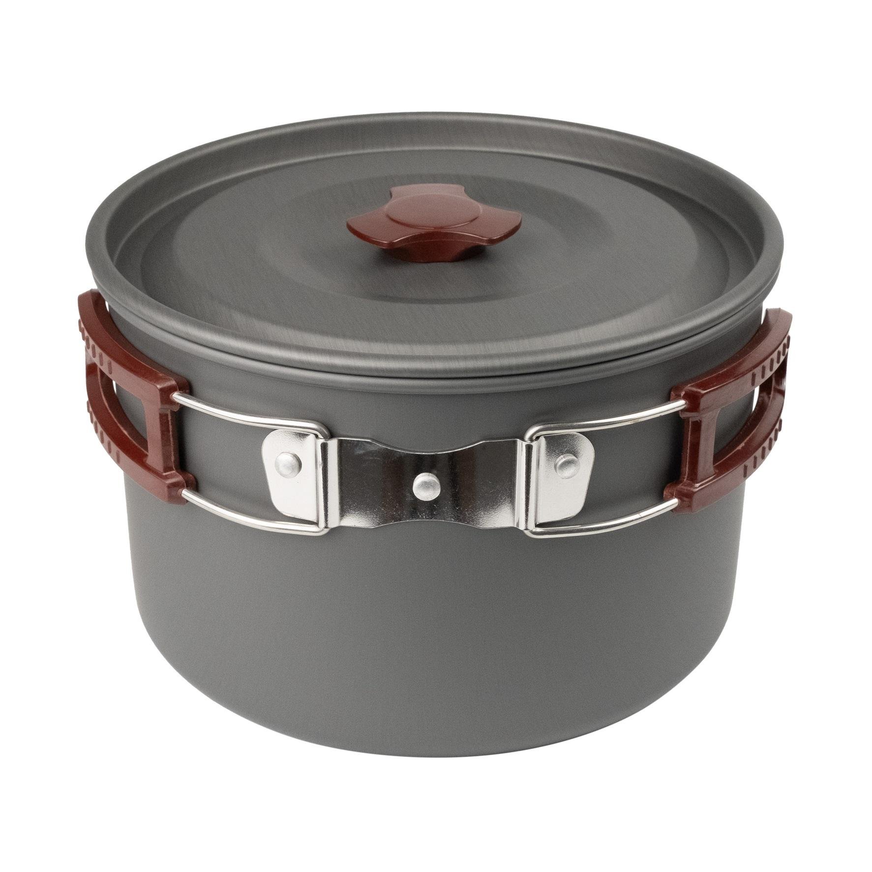 Котелок со складными ручкамиTribe Pot Alu алюминиевый 3 л (T-FH-0015-grey) - фото 7 Котелок со складными ручкамиTribe Pot Alu алюминиевый 3 л (T-FH-0015-grey) - фото 7