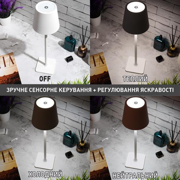 LED-лампа настольная ESLLSE BRIZ V SENSOR 110x380 DC5V/2A-IP43 4W Black (27814029) - фото 3 LED-лампа настольная ESLLSE BRIZ V SENSOR 110x380 DC5V/2A-IP43 4W Black (27814029) - фото 3