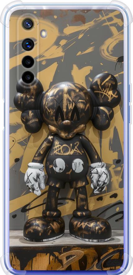 Чехол на Realme 6 Bronze kaws (6097sp-1913-42517)