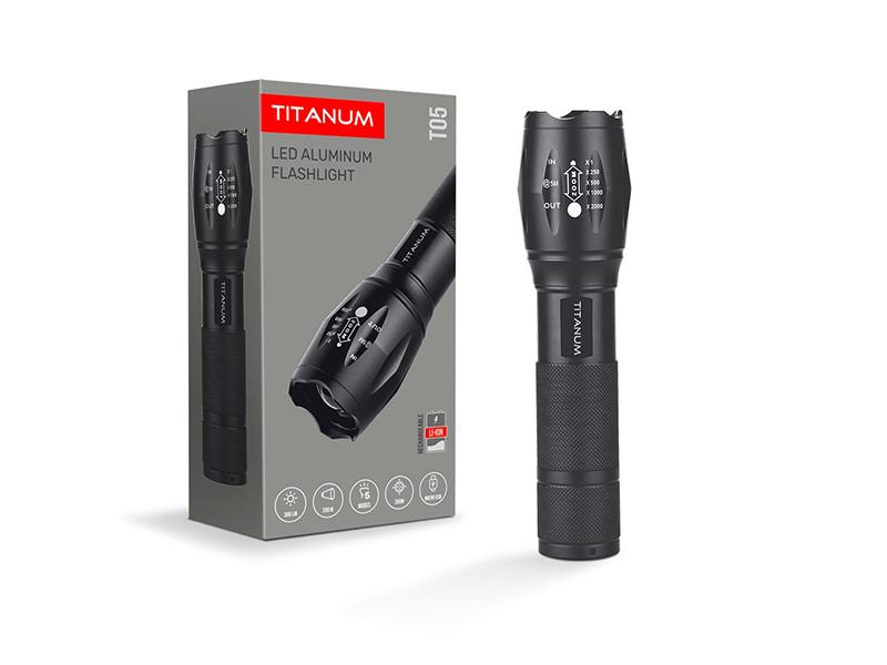 Портативный светодиодный фонарик TITANUM TLF-T05 300Lm 6500K