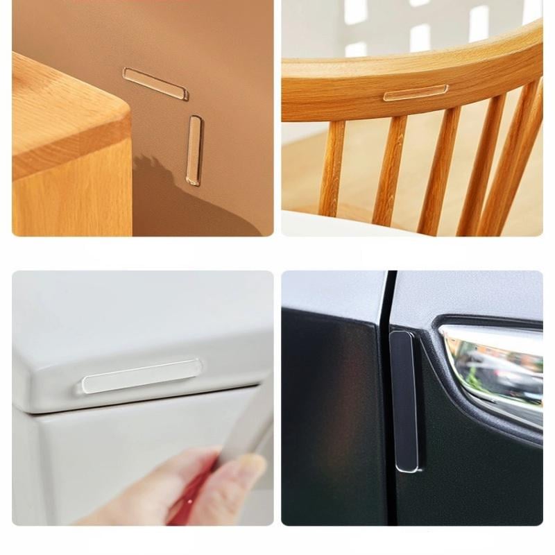 Накладка силиконовая для защиты дверей и мебели 10 шт. 35х10 мм (29403) - фото 8