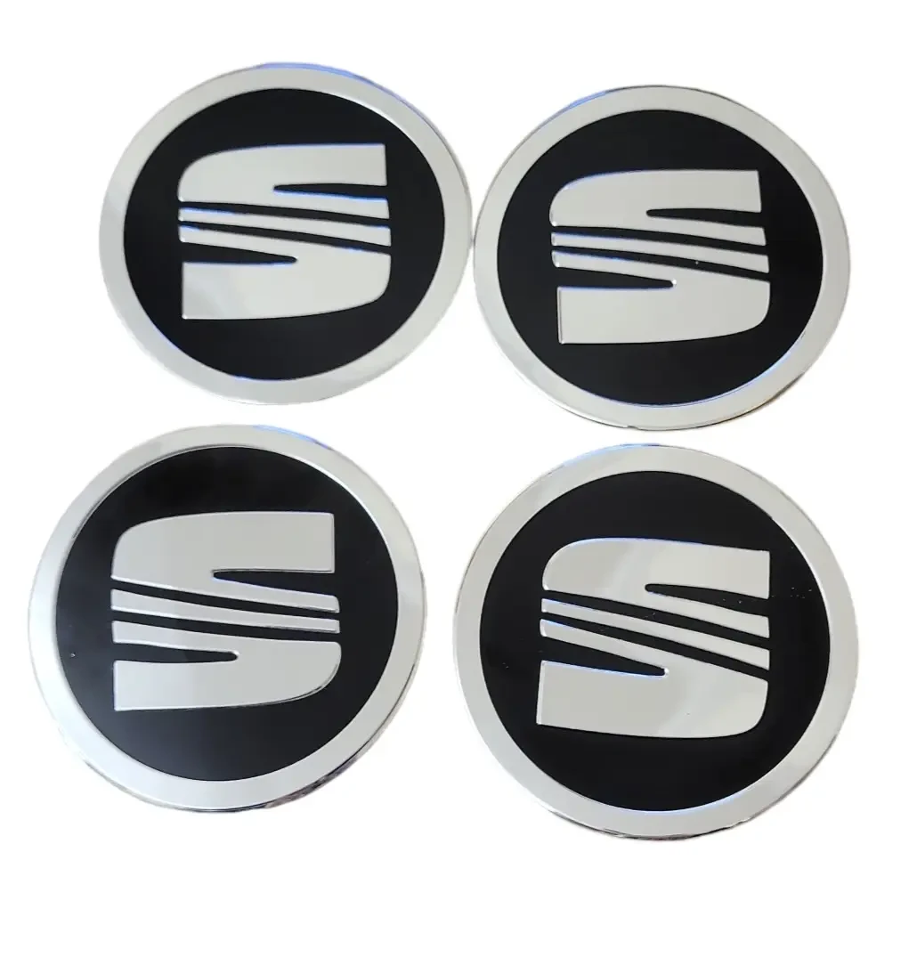 Наклейки на колпаки Seat 90 мм 4 шт.