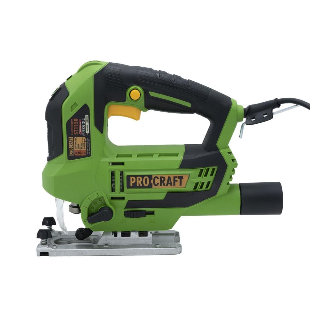 Электролобзик Procraft ST1150 с лазером и подсветкой 750 Вт.