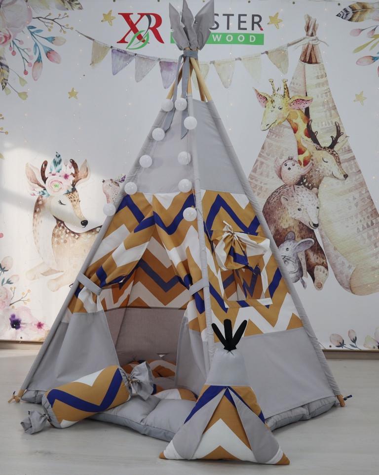 Вігвам для хлопчика Індіанець 5-гранний (0001678) - фото 5 Вігвам для хлопчика Індіанець 5-гранний (0001678) - фото 5