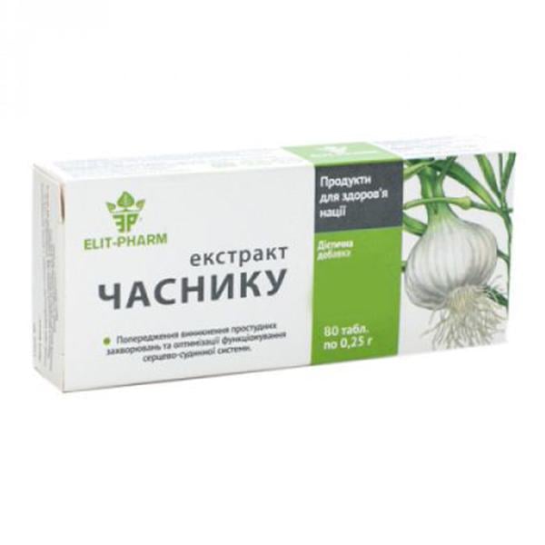 Часник Elit-Pharm екстракт 80 табл. (000025402)