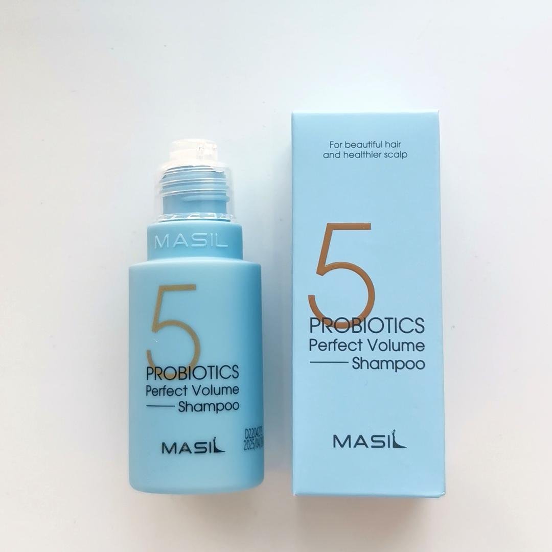 Шампунь с пробиотиками для идеального объема волос MASIL 5 Probiotics Perfect Volume Shampoo 50 мл (1697288837)