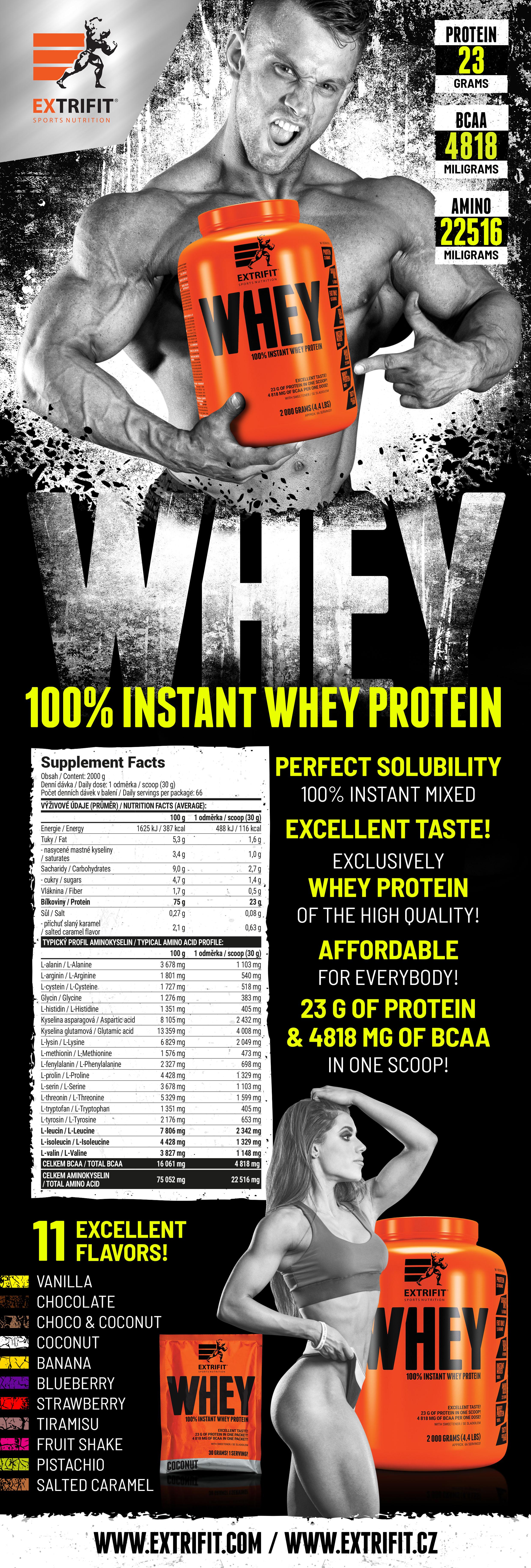 Протеин Extrifit Instant Whey Fruit Shake 30 г - фото 2