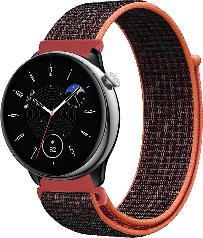 Ремешок нейлоновый Sport Loop для Amazfit GTR Mini Black/Red (33603-44)