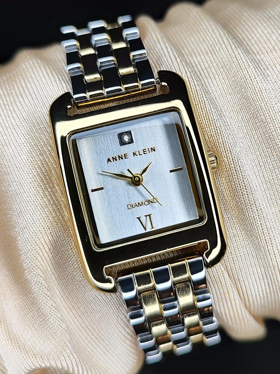 Наручные часы женские Anne Klein AK/5061SVTT с серебристым циферблатом и стальным браслетом Наручные часы женские Anne Klein AK/5061SVTT с серебристым циферблатом и стальным браслетом