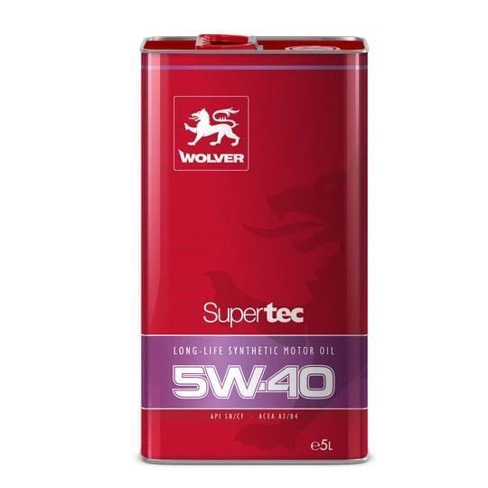 Моторне мастило WOLVER SUPERTEC SAE 5W-40 5 л (21767)