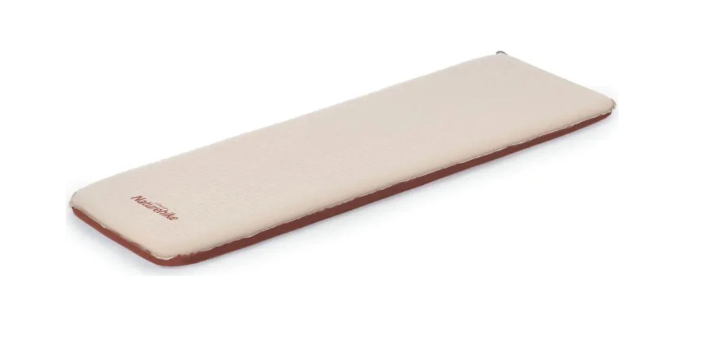 Коврик самонадувающийся 6 см одинарный Naturehike NH21FCD11, бежевый