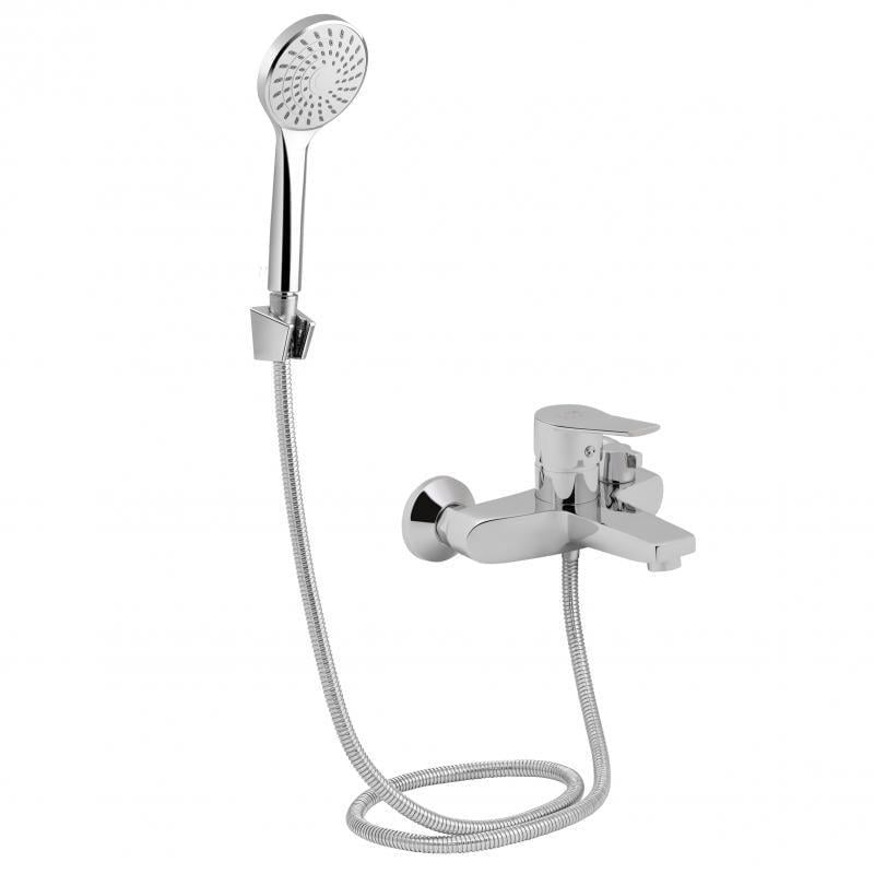 Смеситель для ванны Lidz хромированный Серебристый (LIDZCRM203800600)